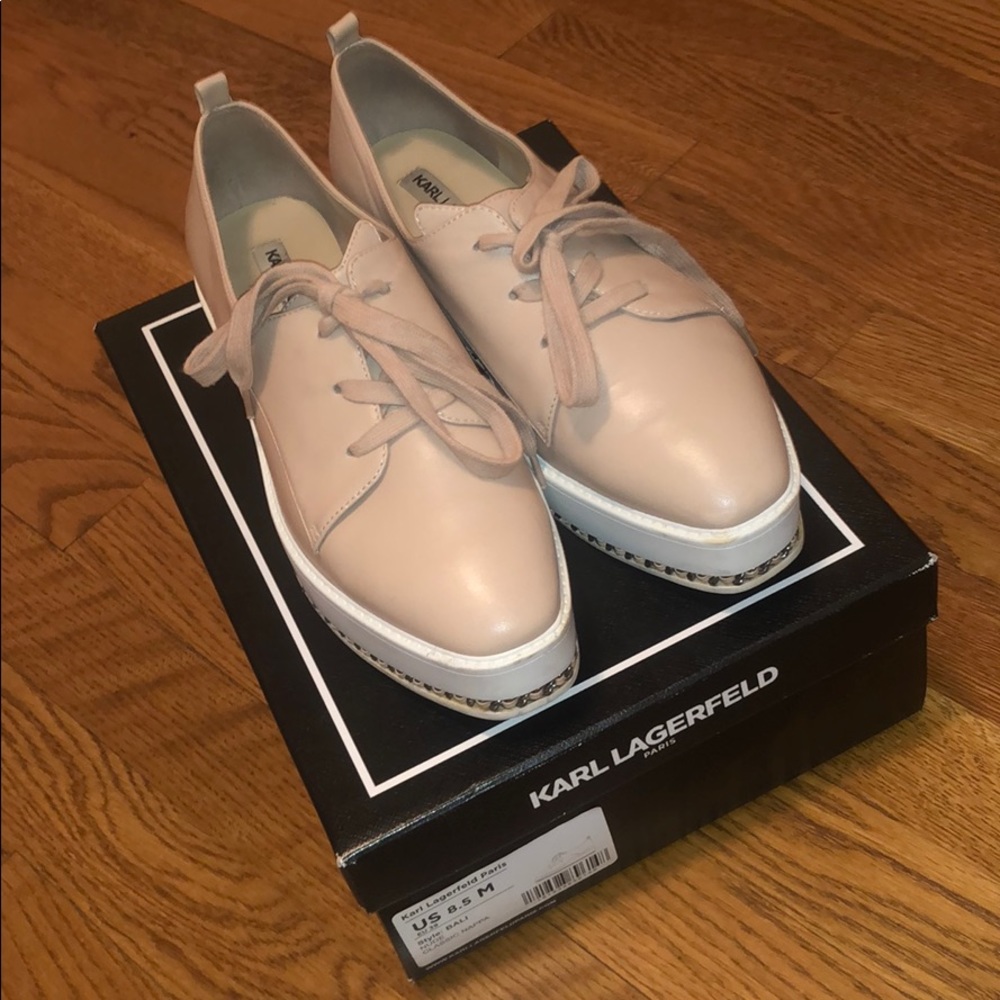 Karl lagerfeld platform sneakers size 8.5
